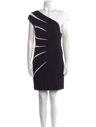 Escada One-Shoulder Mini Dress