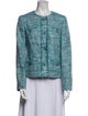 Escada Virgin Wool Tweed Pattern Evening Jacket