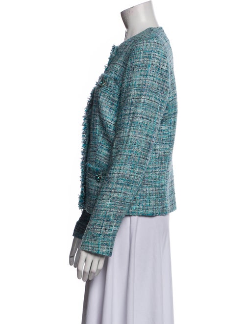 Escada Virgin Wool Tweed Pattern Evening Jacket
