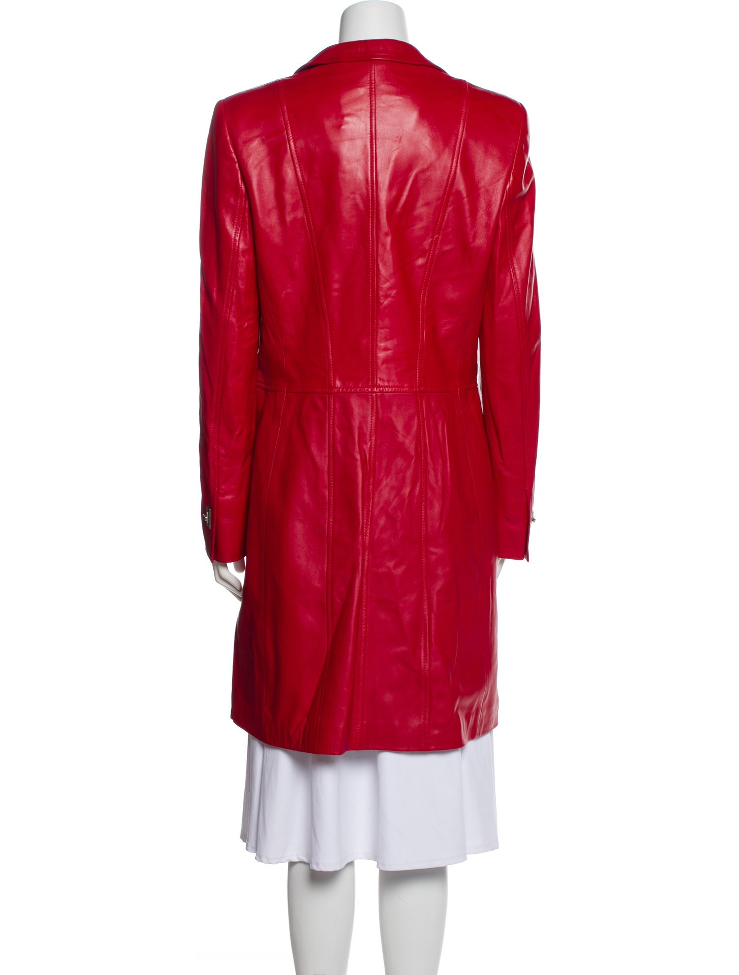 Escada Lambskin Trench Coat