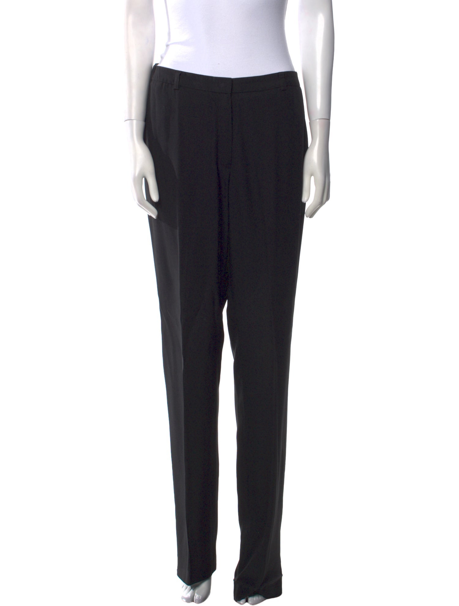 Escada Virgin Wool Straight Leg Pants