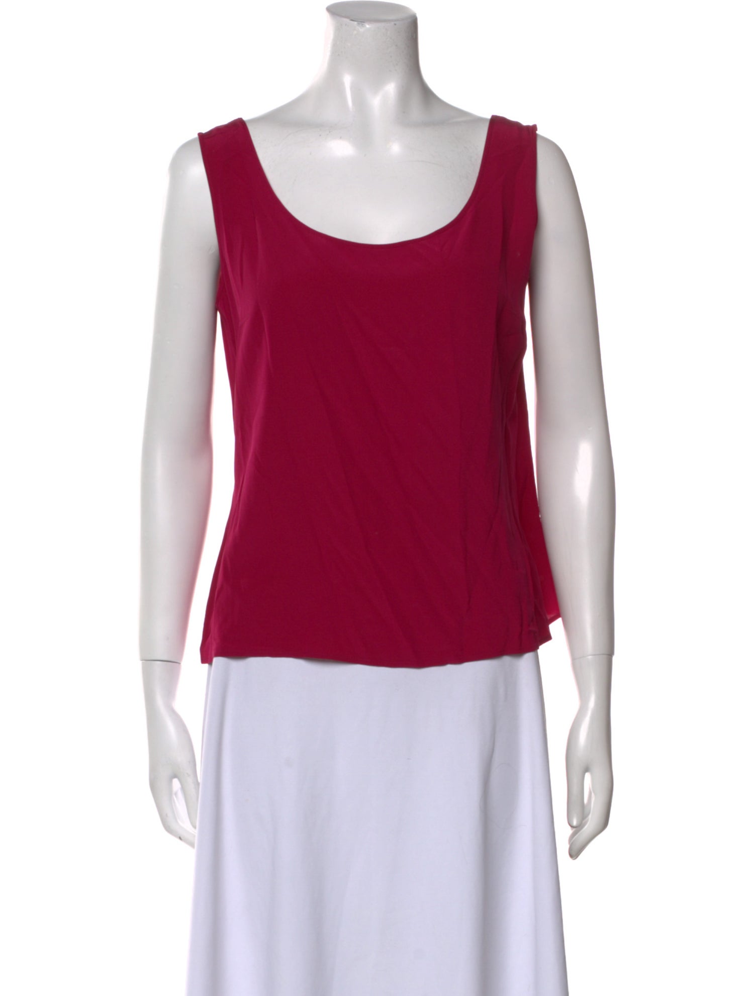 Escada Silk Scoop Neck Top