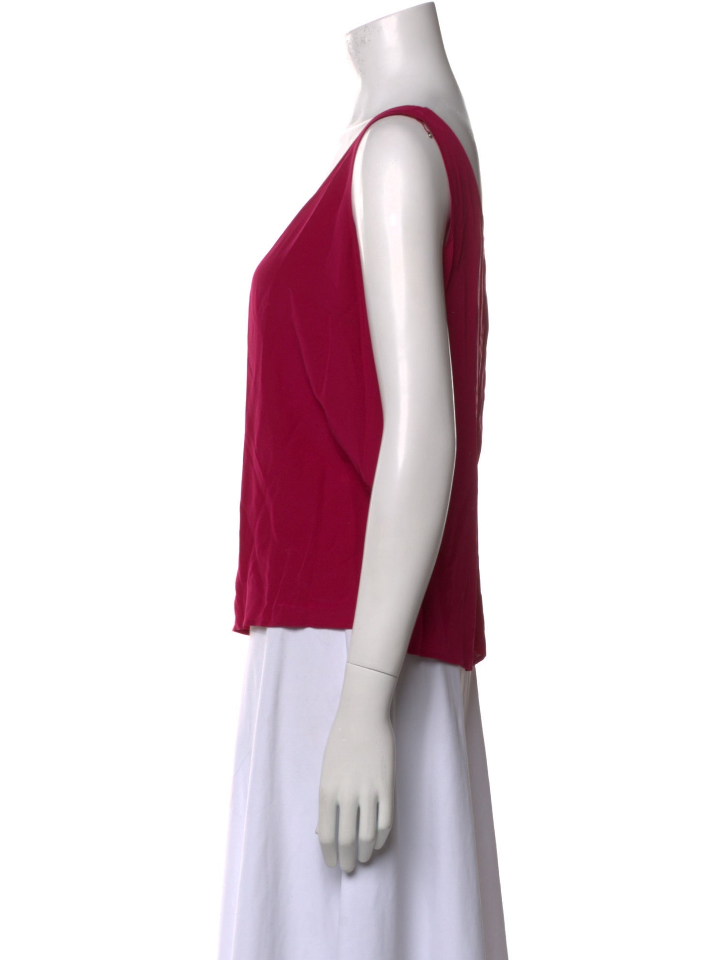 Escada Silk Scoop Neck Top