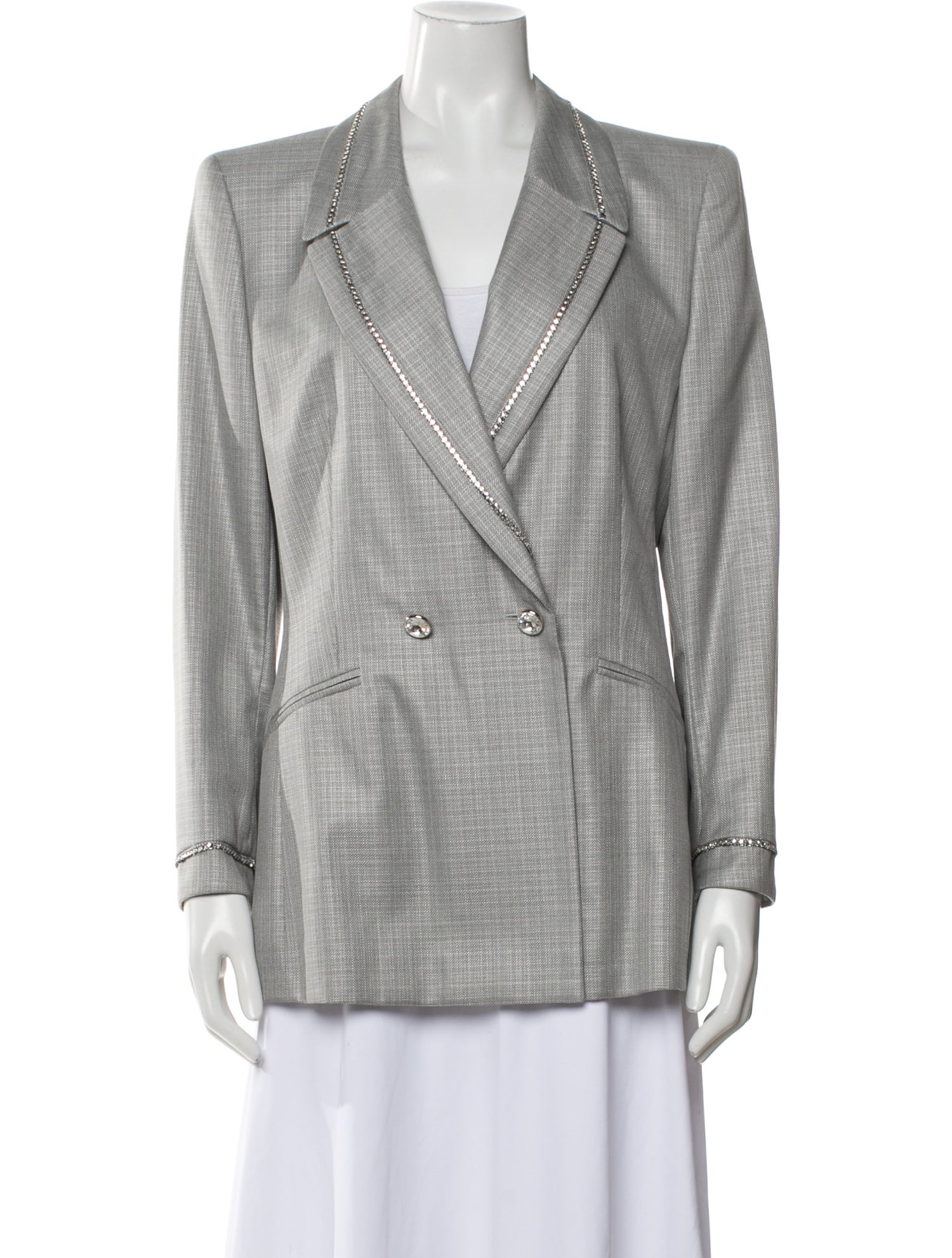 Escada Wool Striped Blazer