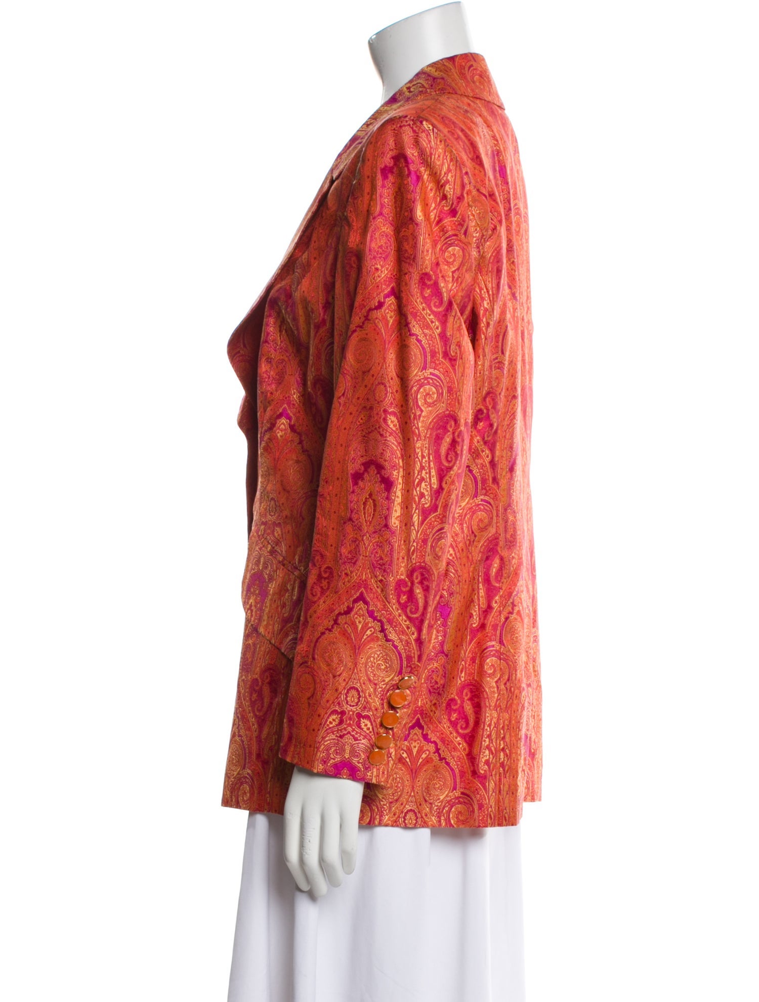 Escada Silk Printed Blazer