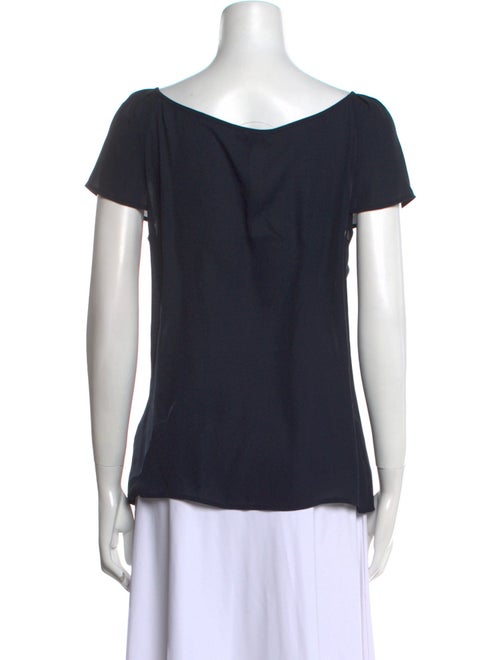 Escada Silk Scoop Neck T-Shirt