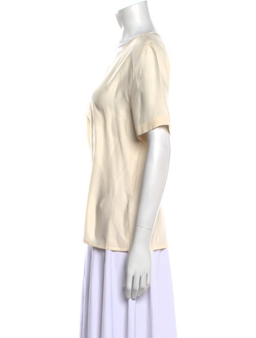 Escada Silk Scoop Neck T-Shirt