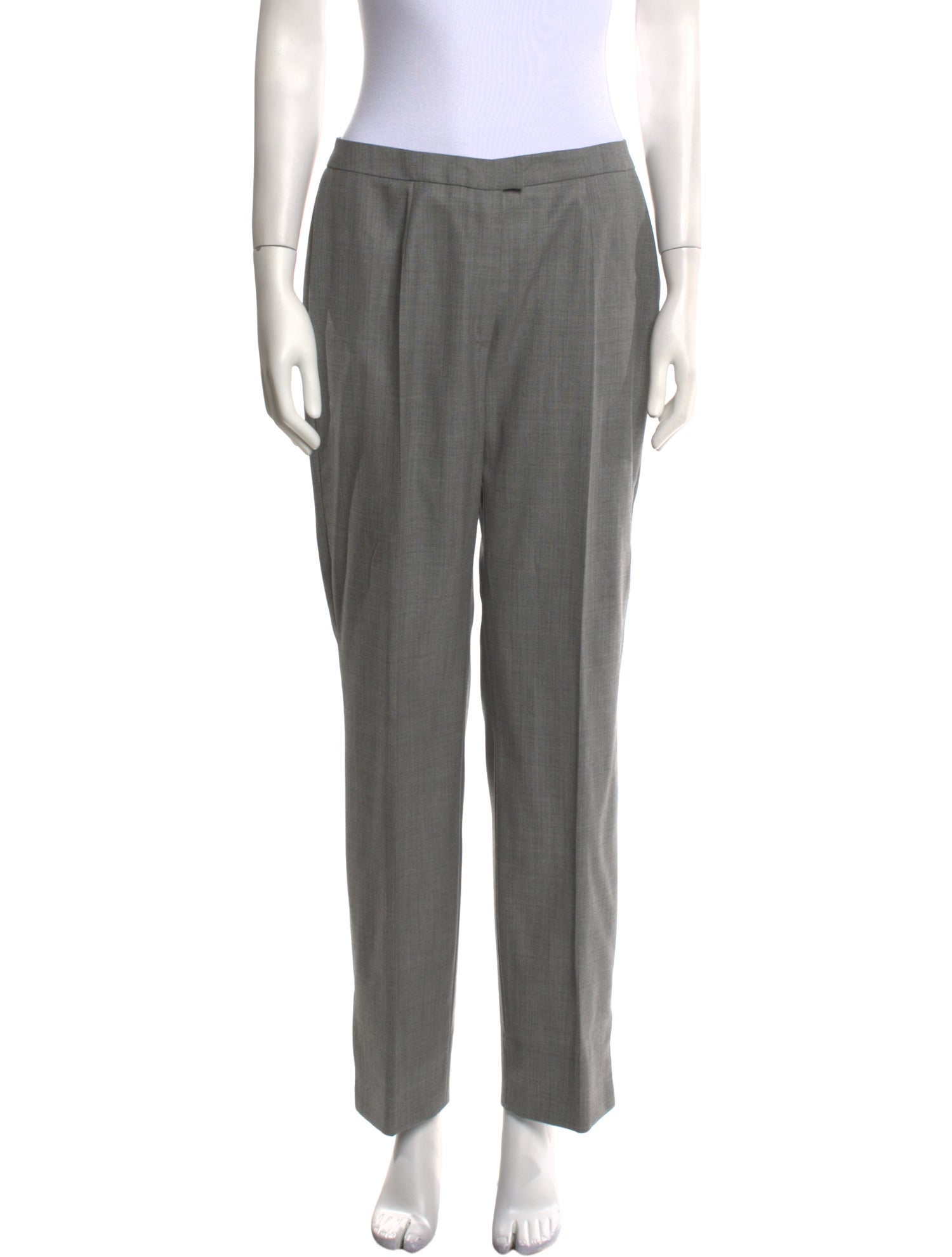 Escada Wool Straight Leg Pants
