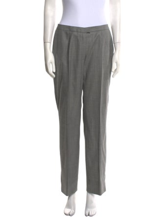 Escada Wool Straight Leg Pants