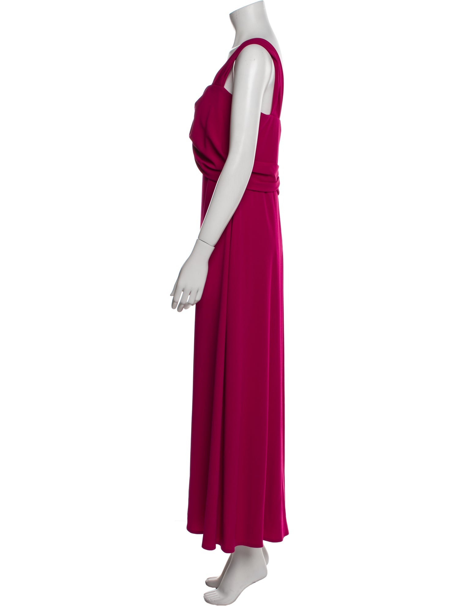 Escada Square Neckline Long Dress