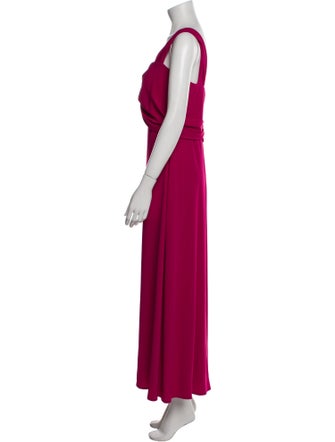 Escada Square Neckline Long Dress