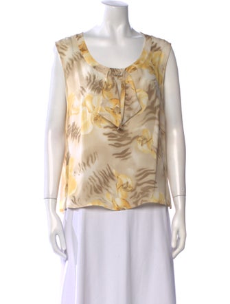Escada Silk Printed Blouse