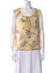 Escada Silk Printed Blouse