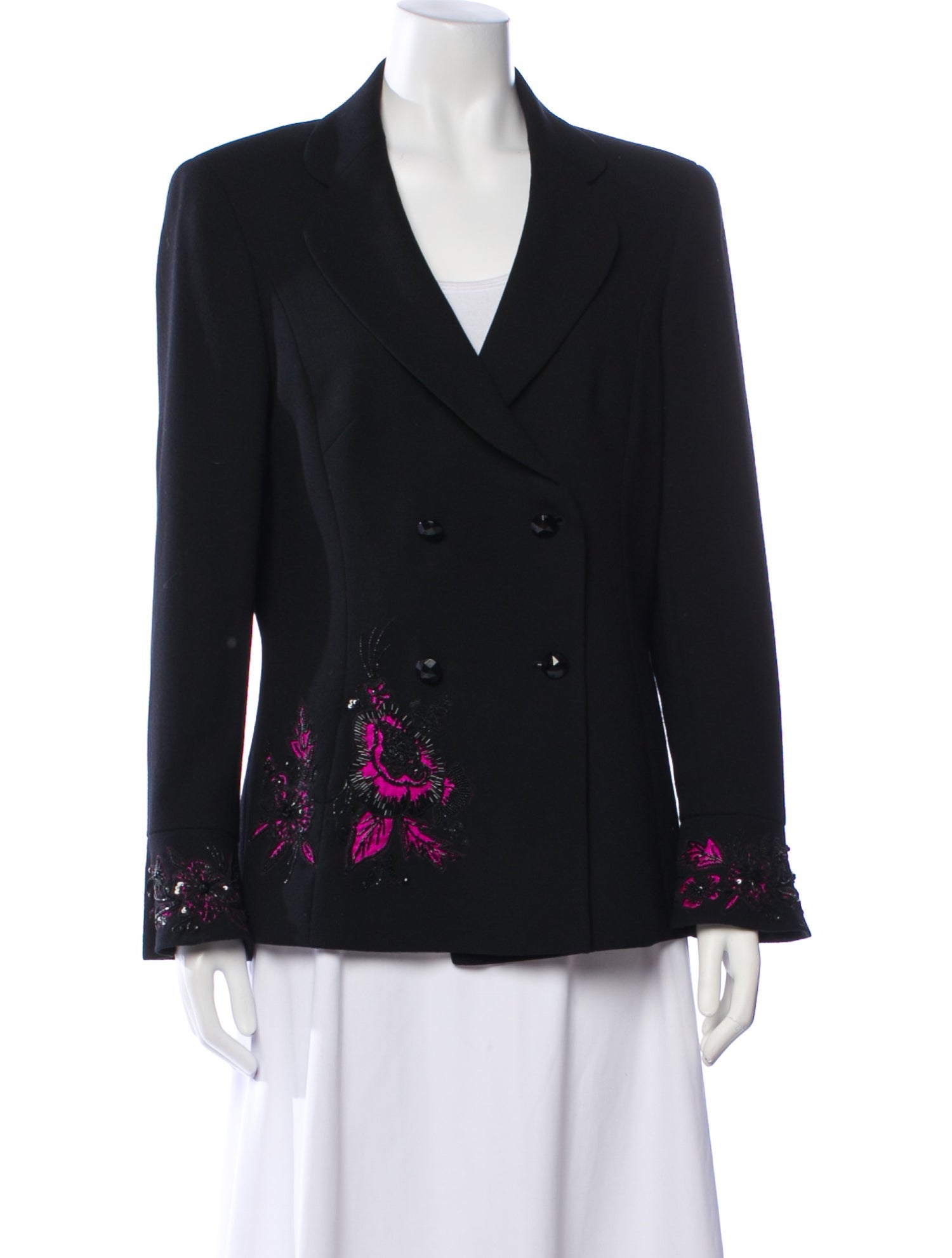 Escada Wool Printed Blazer w/ Tags