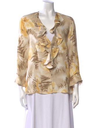 Escada Silk Printed Blouse