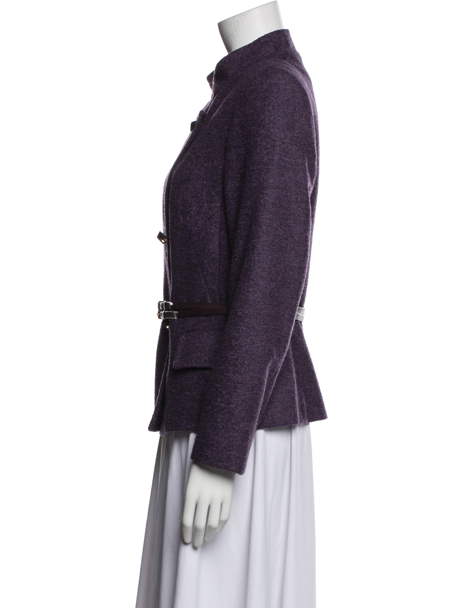Escada Virgin Wool Tweed Pattern Evening Jacket