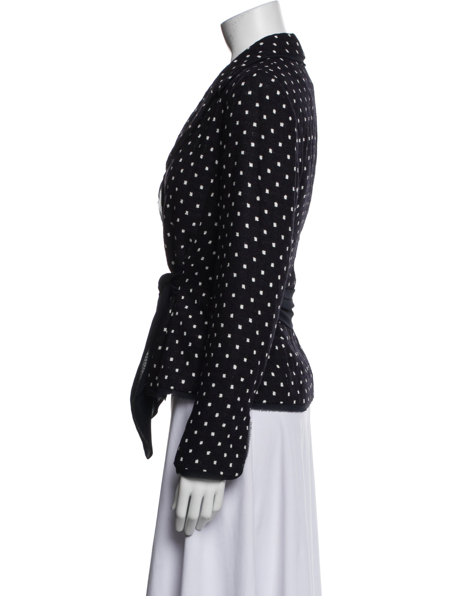 Escada Polka Dot Print Blazer