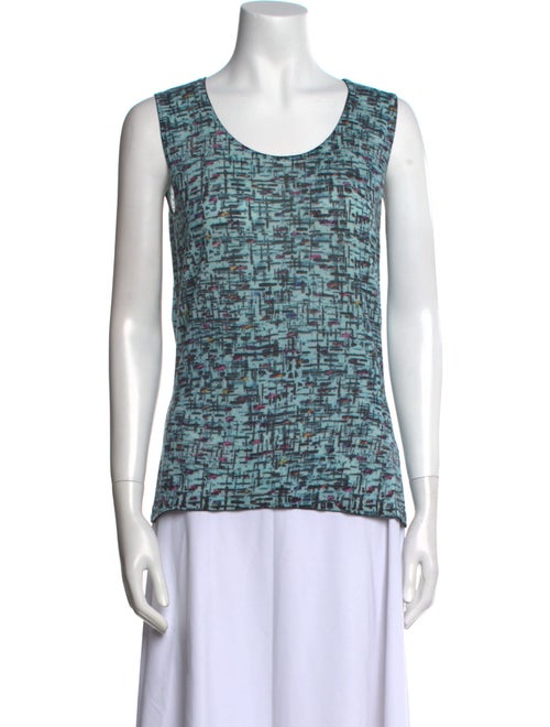 Escada Virgin Wool Printed Top