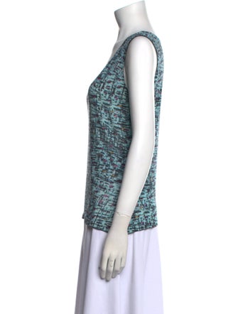 Escada Virgin Wool Printed Top
