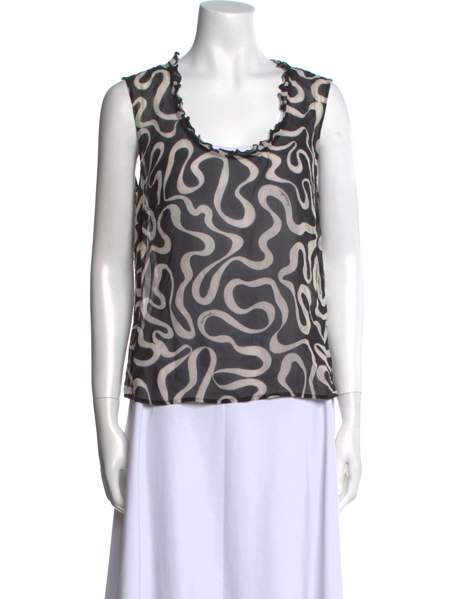 Escada Silk Printed Top