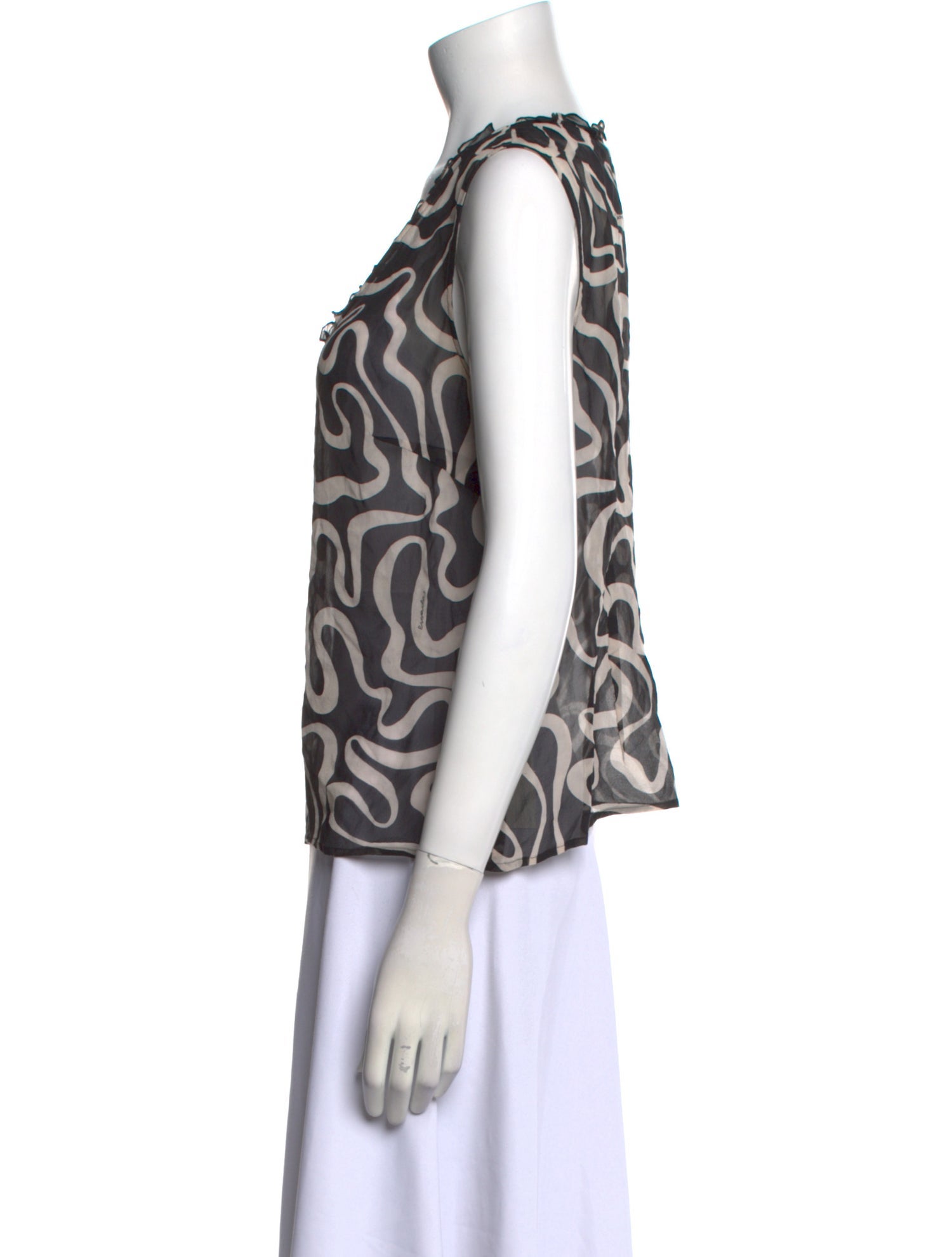 Escada Silk Printed Top