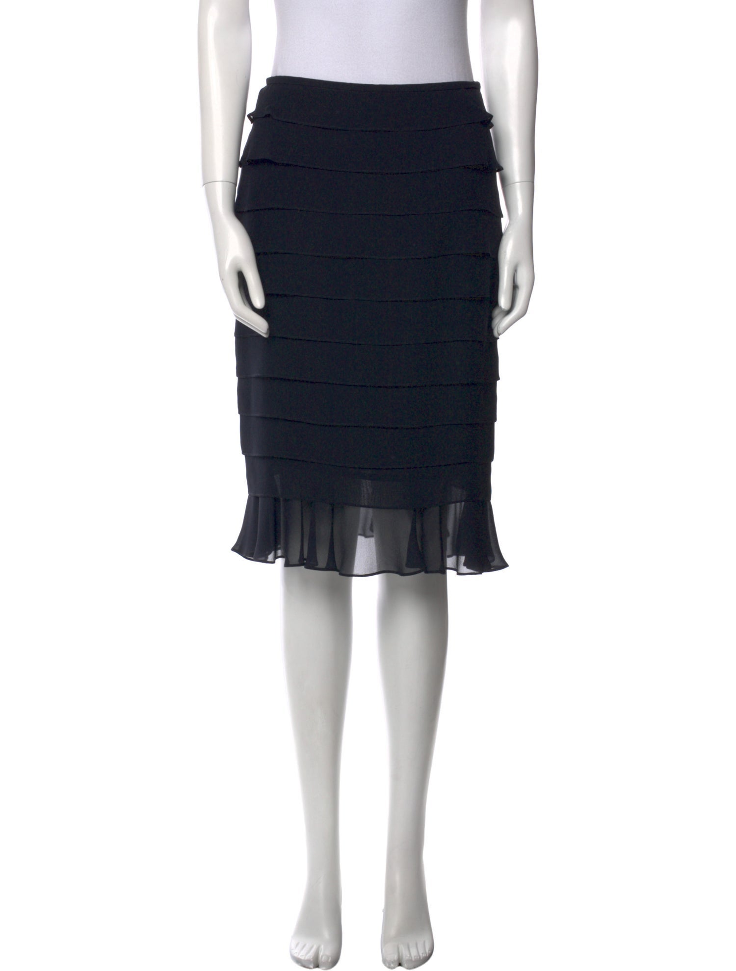 Escada Silk Knee-Length Skirt