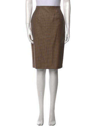 Escada Wool Knee-Length Skirt