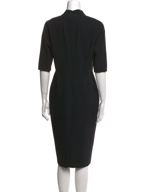 Escada V-Neck Midi Length Dress