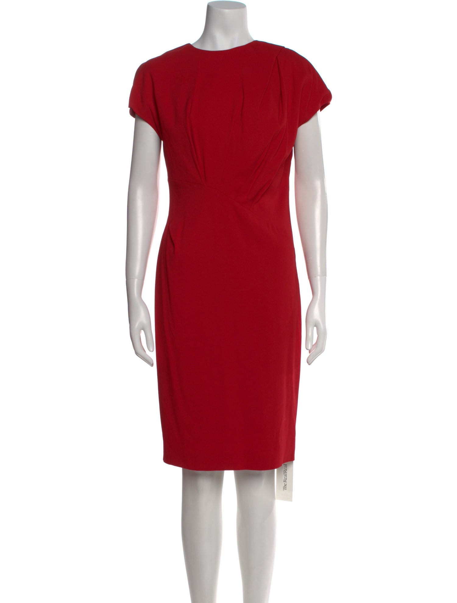 Escada Crew Neck Knee-Length Dress