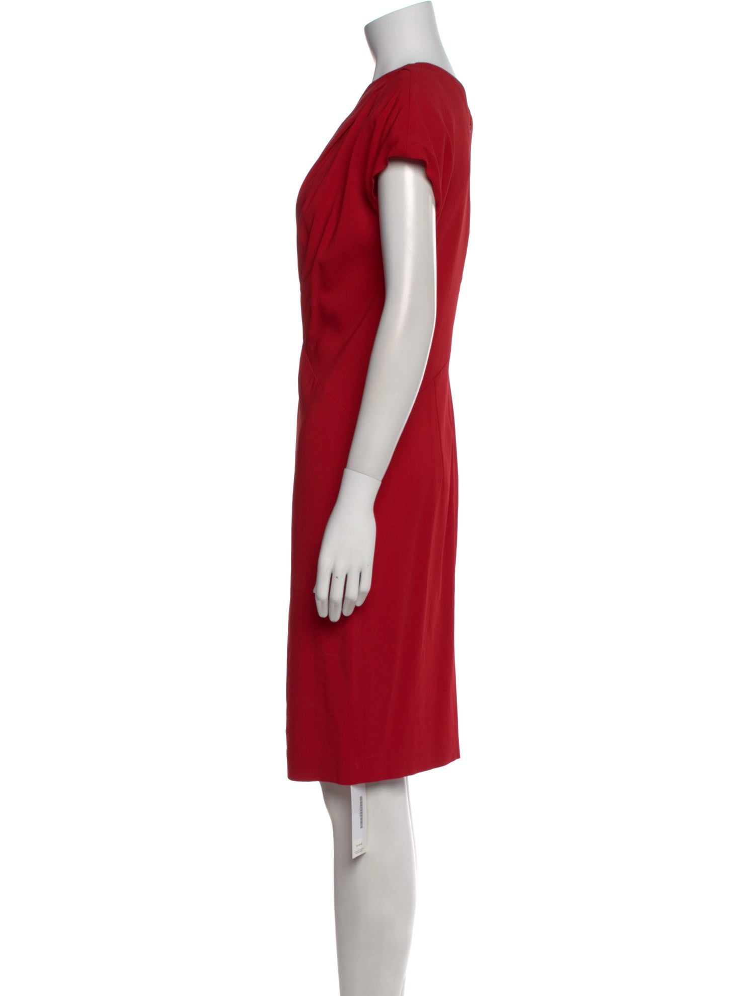 Escada Crew Neck Knee-Length Dress