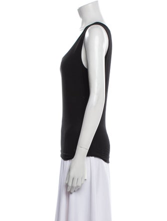 Escada Scoop Neck Sleeveless Top