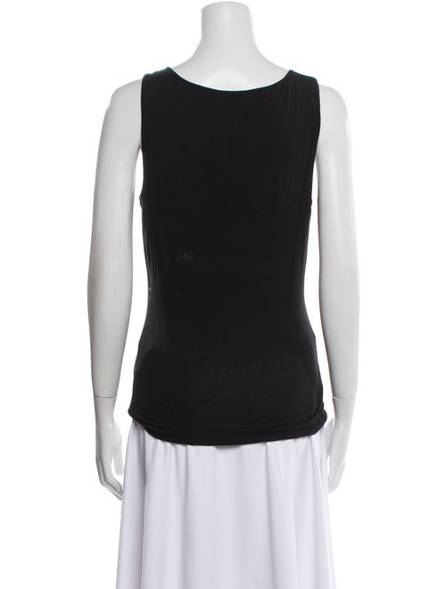 Escada Scoop Neck Sleeveless Top