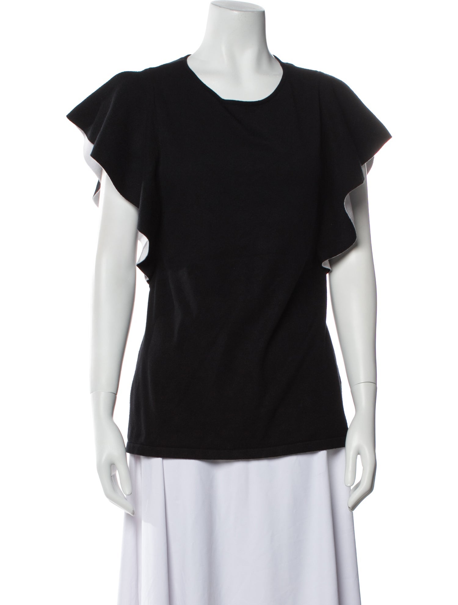 Escada Silk Crew Neck T-Shirt