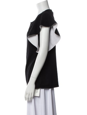 Escada Silk Crew Neck T-Shirt