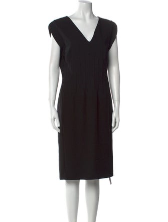Escada Virgin Wool Midi Length Dress