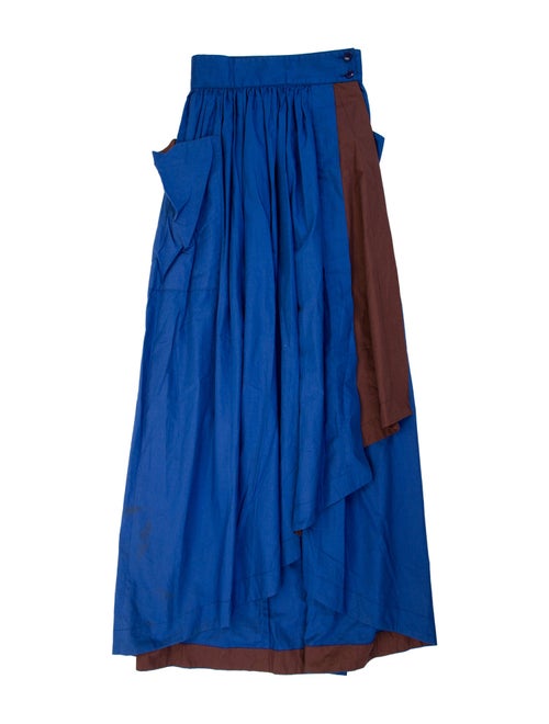 Escada Colorblock Pattern Cowl Neck Sweater