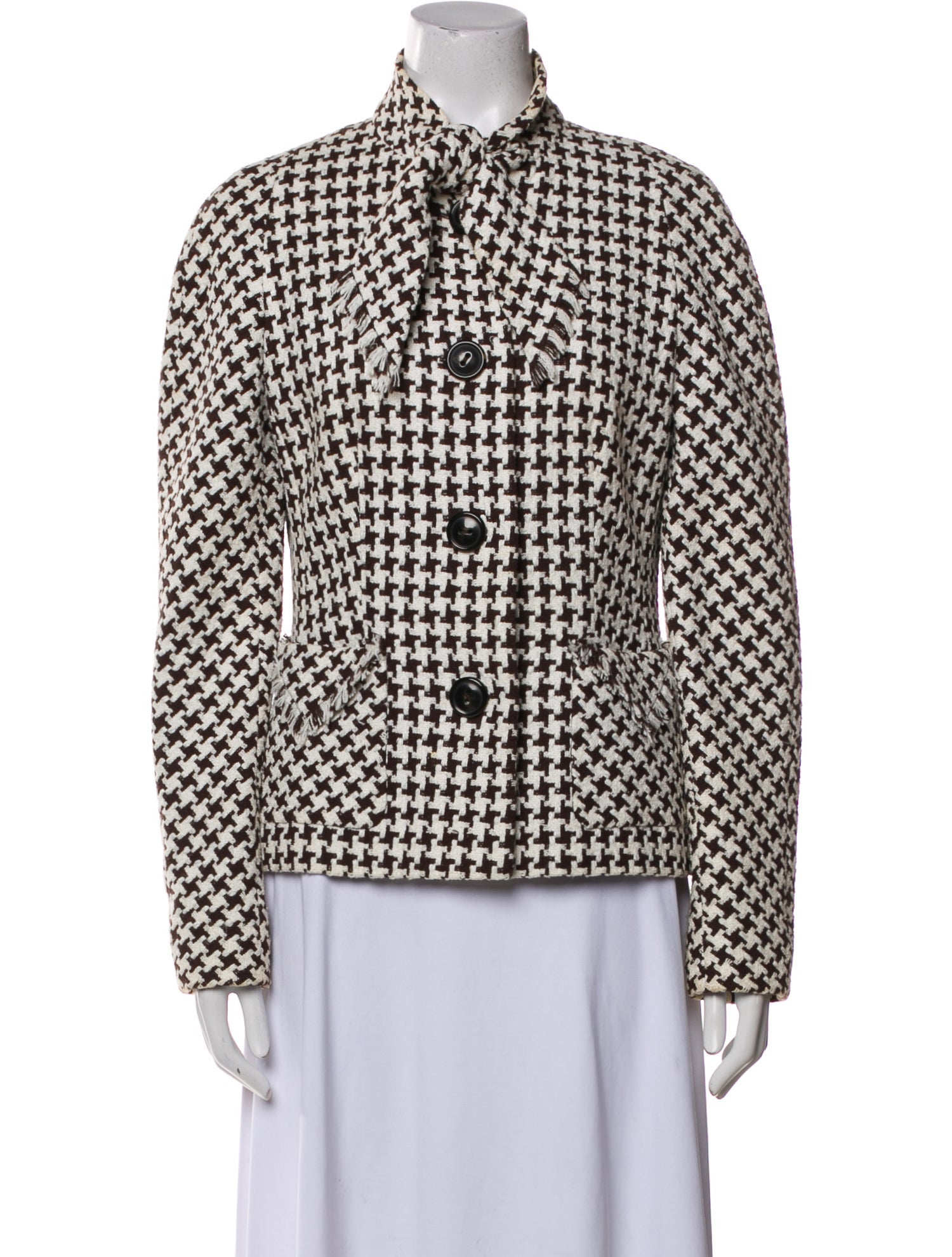 Escada Nylon Printed Blazer