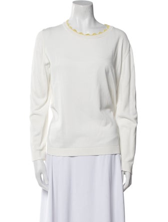 Escada Virgin Wool Scoop Neck Sweater