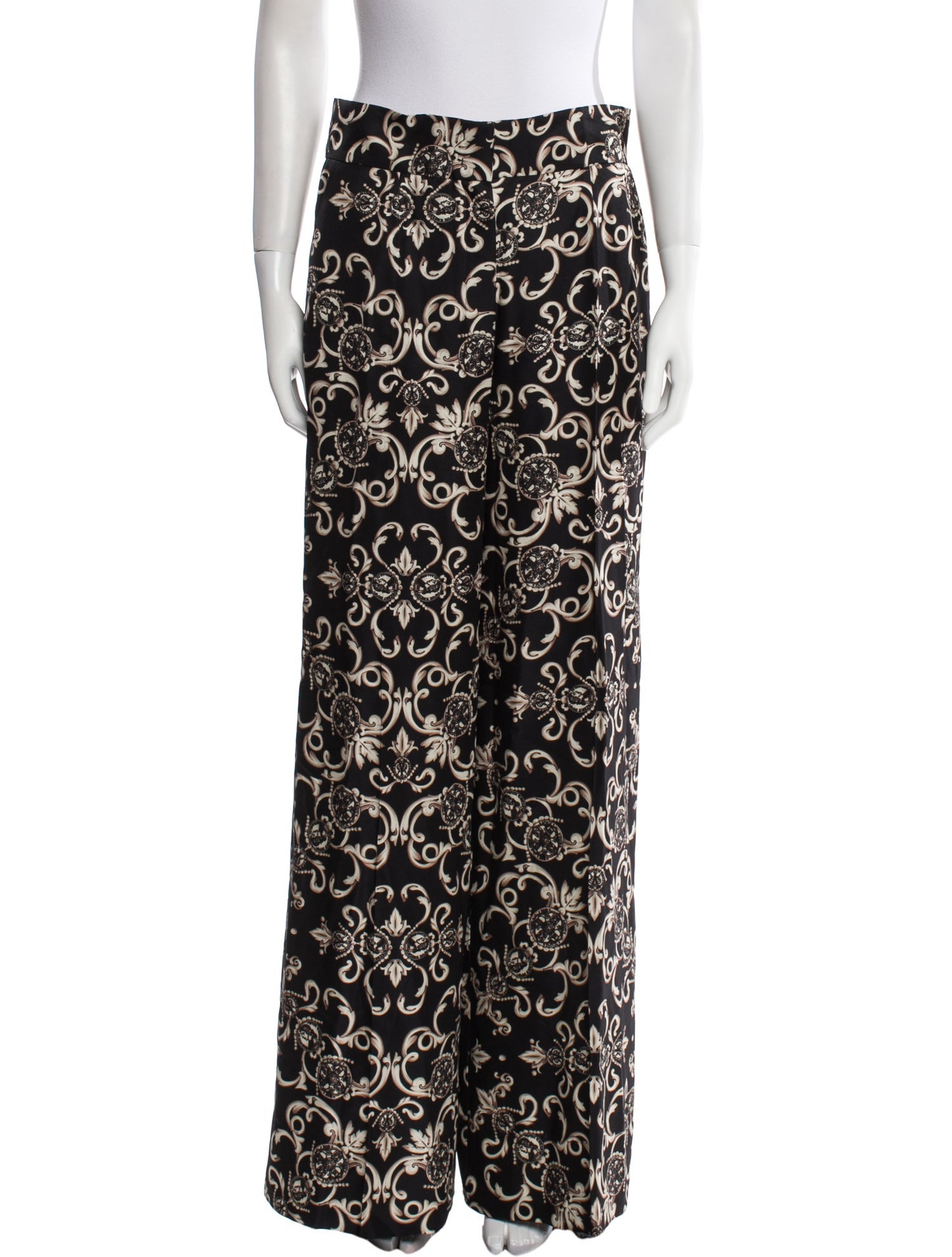 Escada Silk Wide Leg Pants