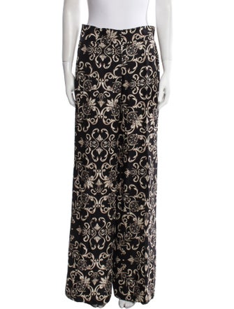 Escada Silk Wide Leg Pants
