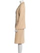 Escada Wool Tweed Pattern Skirt Suit