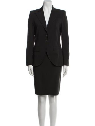 Escada Virgin Wool Skirt Set