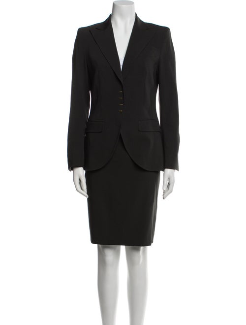 Escada Virgin Wool Skirt Set