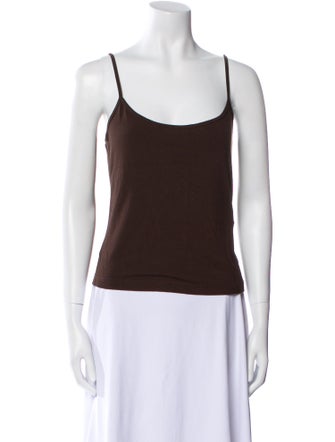 Escada Scoop Neck Sleeveless Top