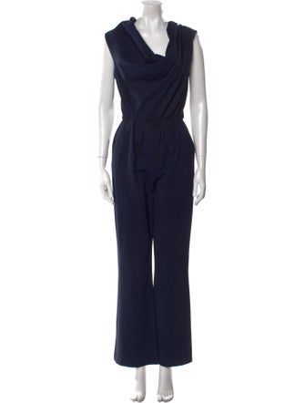 Escada V-Neck Jumpsuit