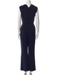 Escada V-Neck Jumpsuit