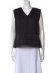 Escada V-Neck Sleeveless Top