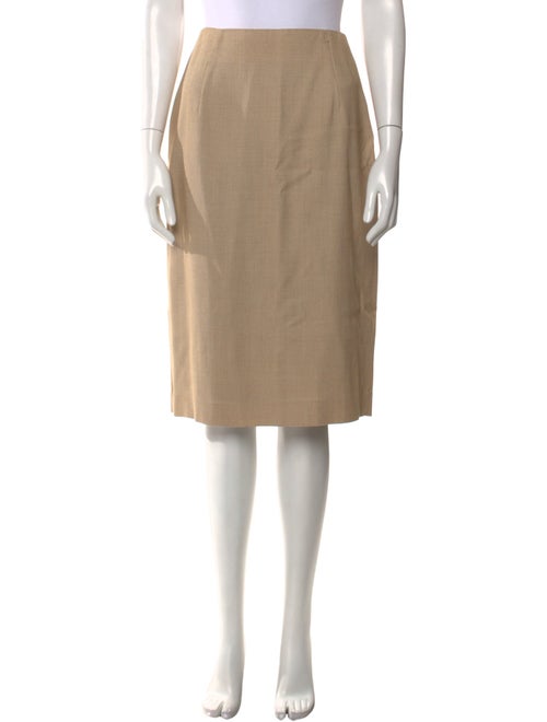 Escada Wool Knee-Length Skirt