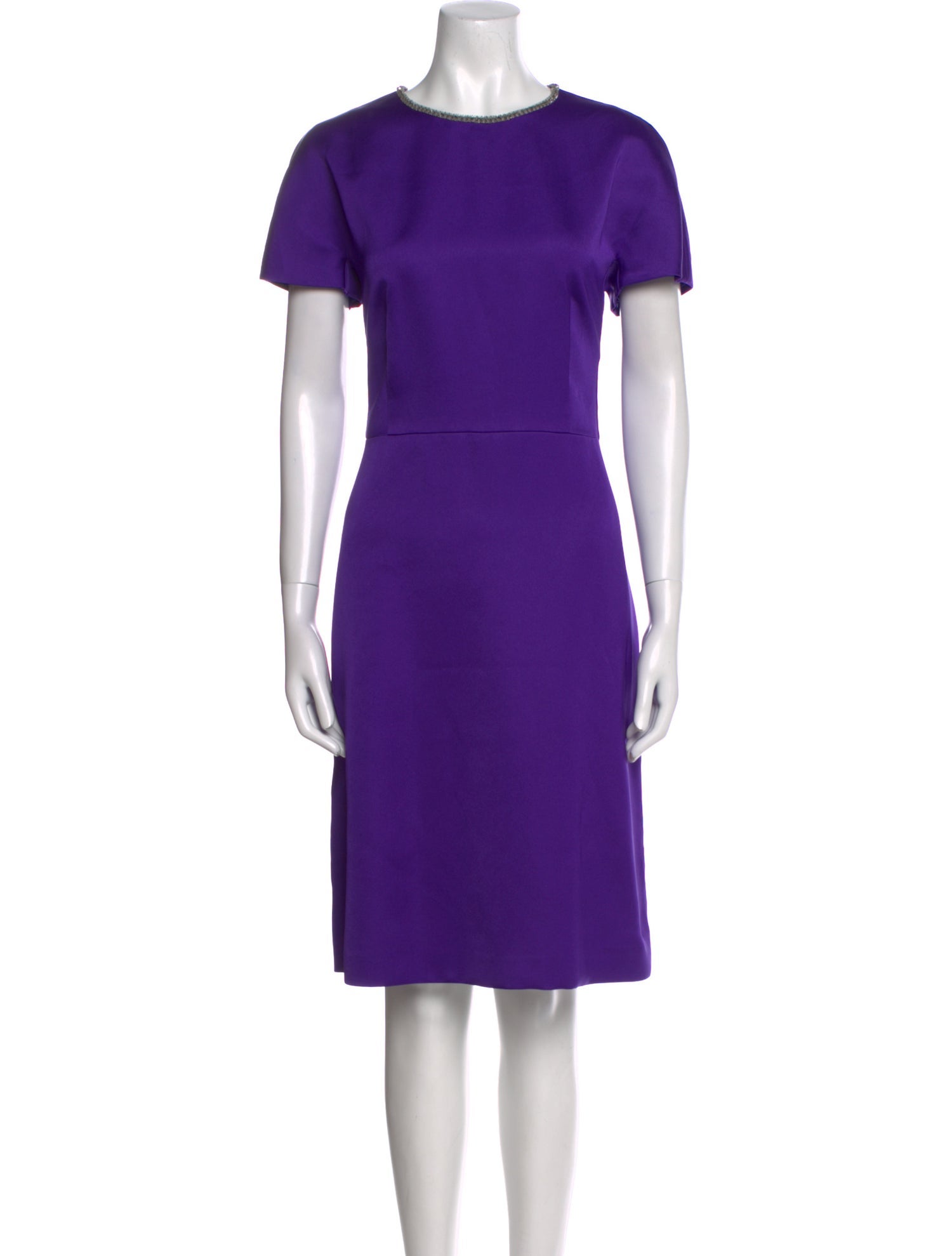 Escada Crew Neck Knee-Length Dress
