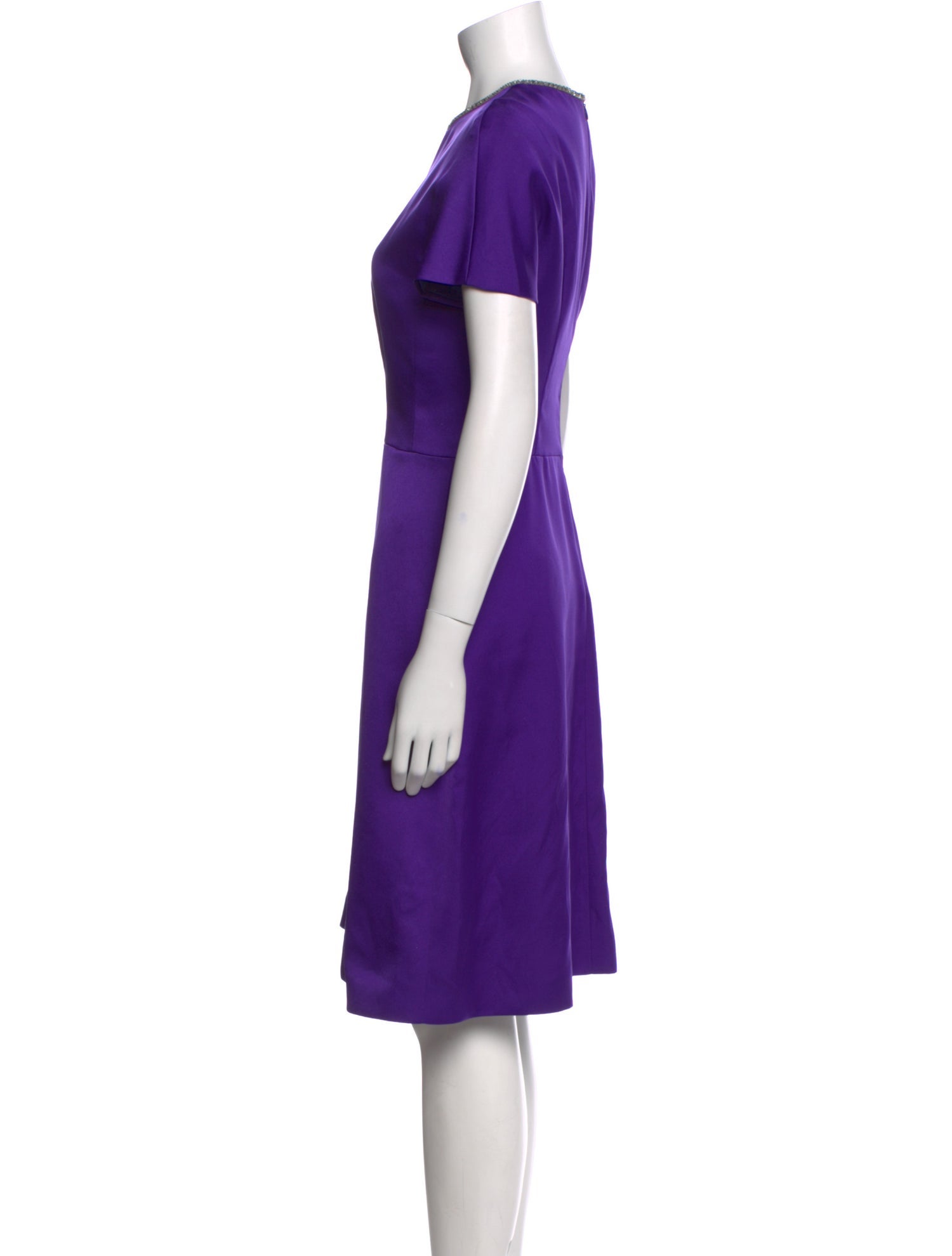 Escada Crew Neck Knee-Length Dress